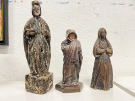 Anciennes sculptures en bois