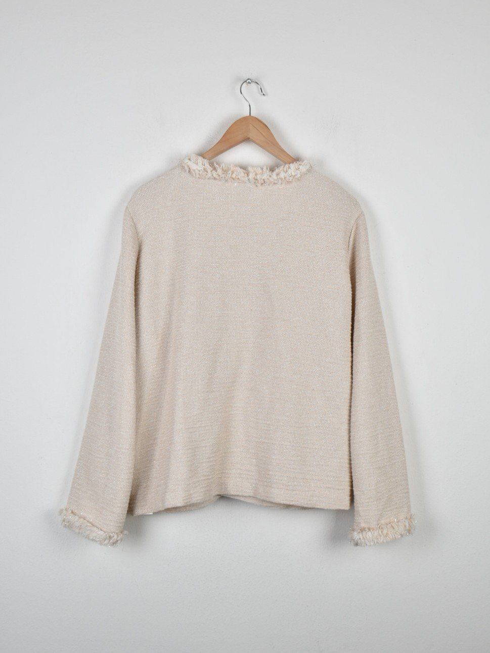 Giacche: Oltre Cardigan, beige mit Glitzer, Gr.46 – Usato da Nürensdorf venduto da 2ND_STORY 2