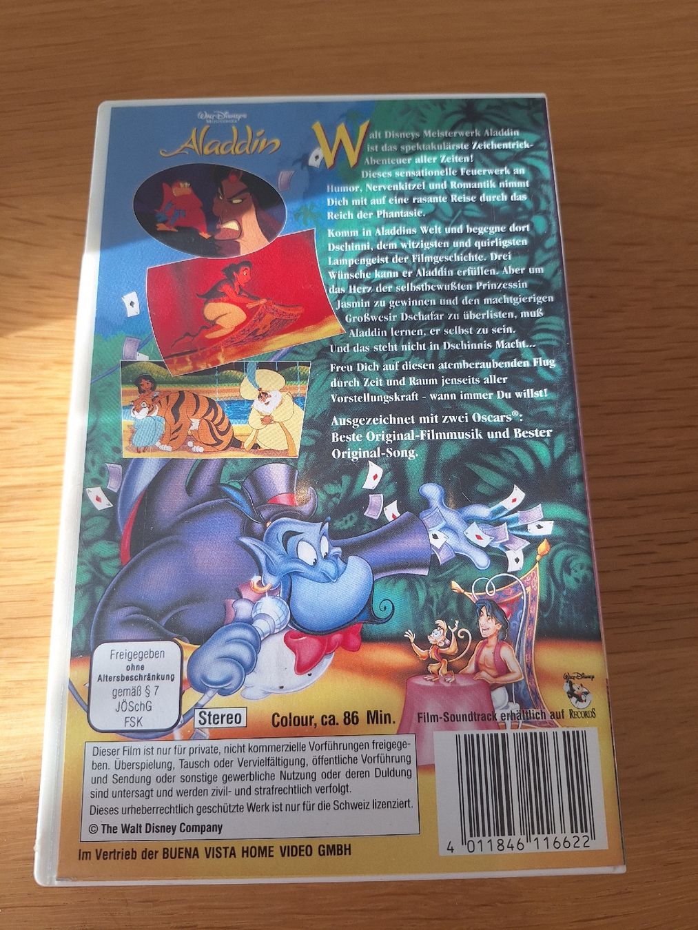 Alle VHS: VHS Aladdin – Gebraucht aus Wanzwil von chlinih93 1