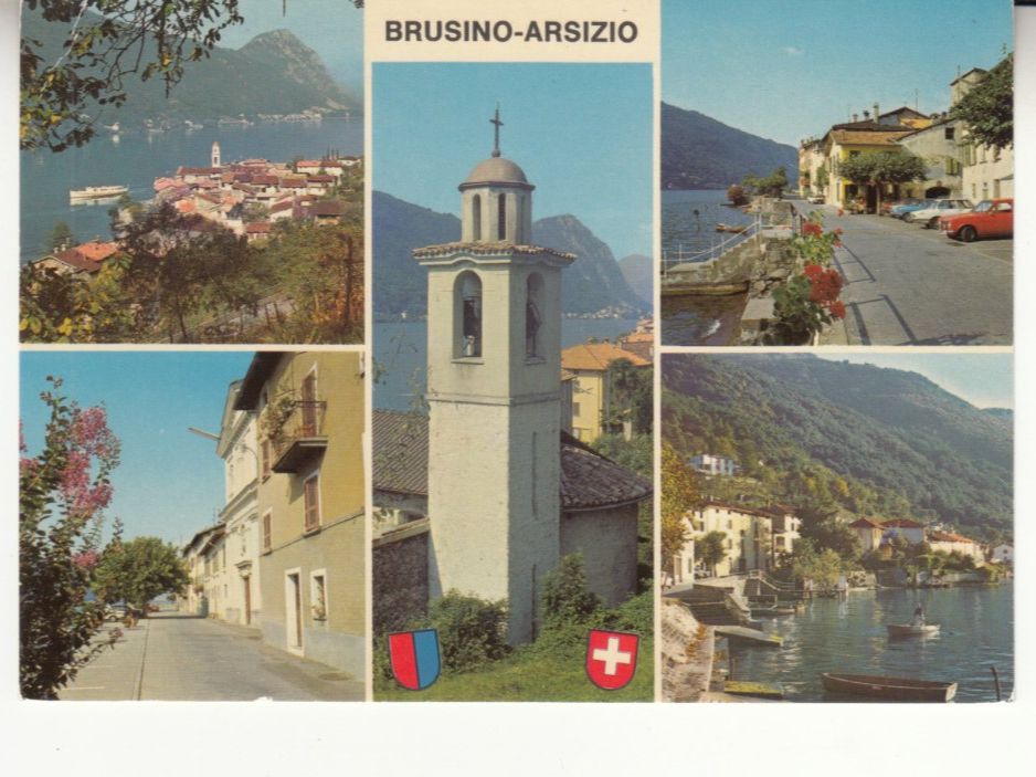 Cartoline postali: Brusino Arsizio 1977 – Usato da Bürglen TG venduto da StampGraf