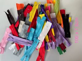Reissverschlüsse 100 x 7.5cm   neu     TOP Angebot + Farben