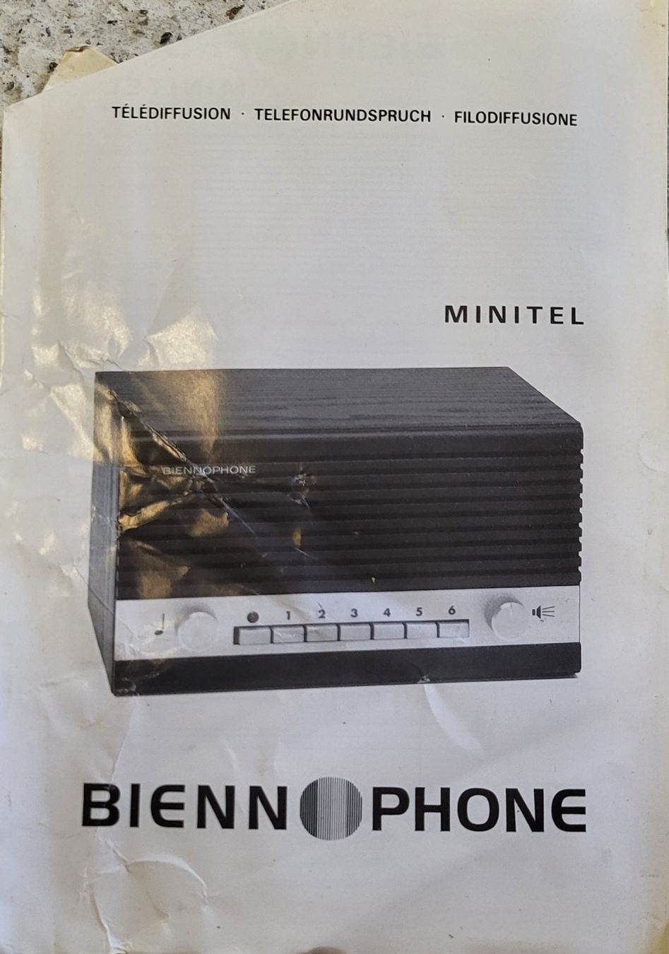 Biennophone Radios: Radio filodiffusione Biennophone – Gebraucht aus Villa Bedretto von Custa 2