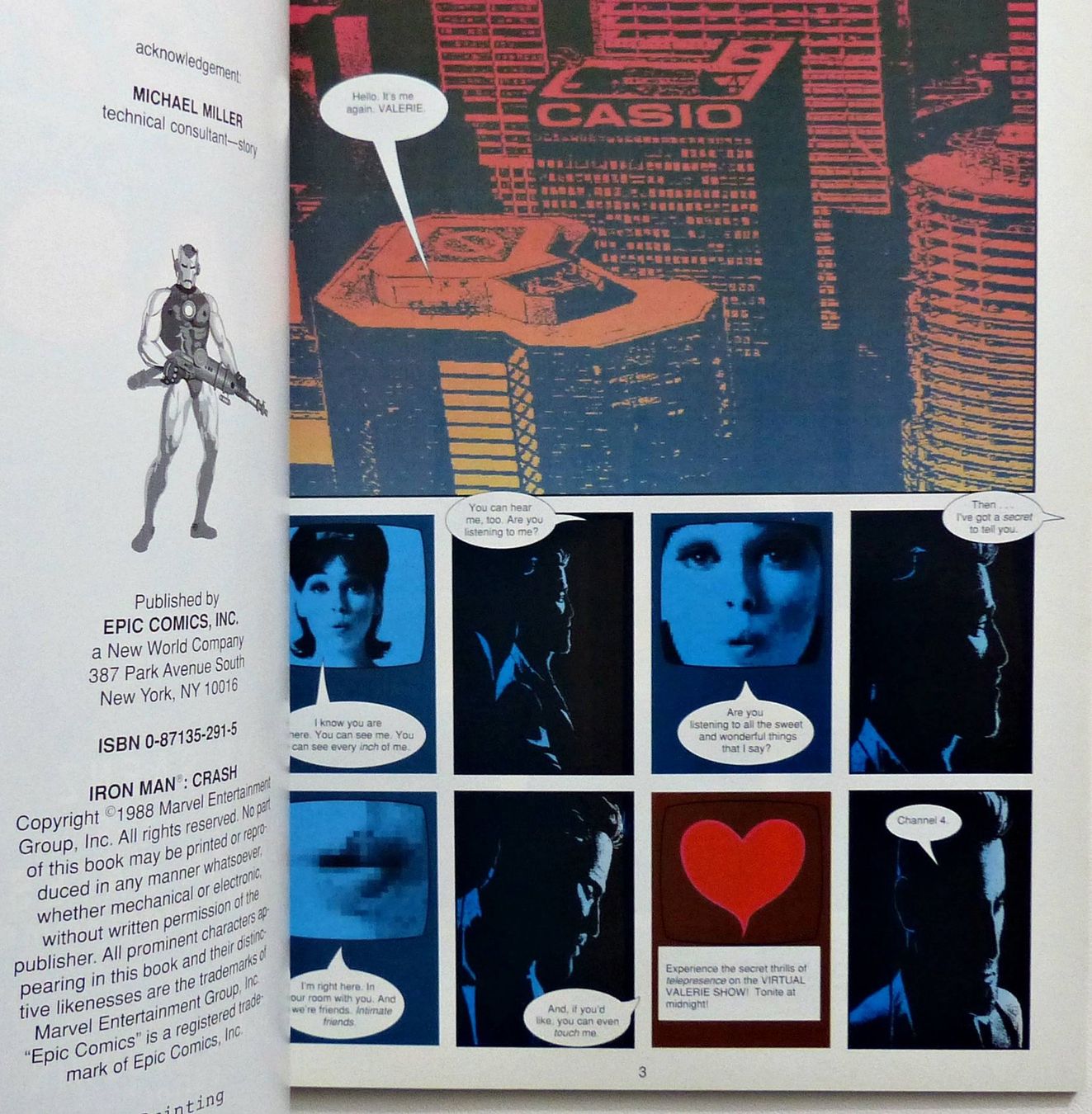 Comics: IRON MAN CRASH GRAPHIC NOVEL KEY MARVEL 1988 – Gebraucht aus Lugano von YouWantUS 3