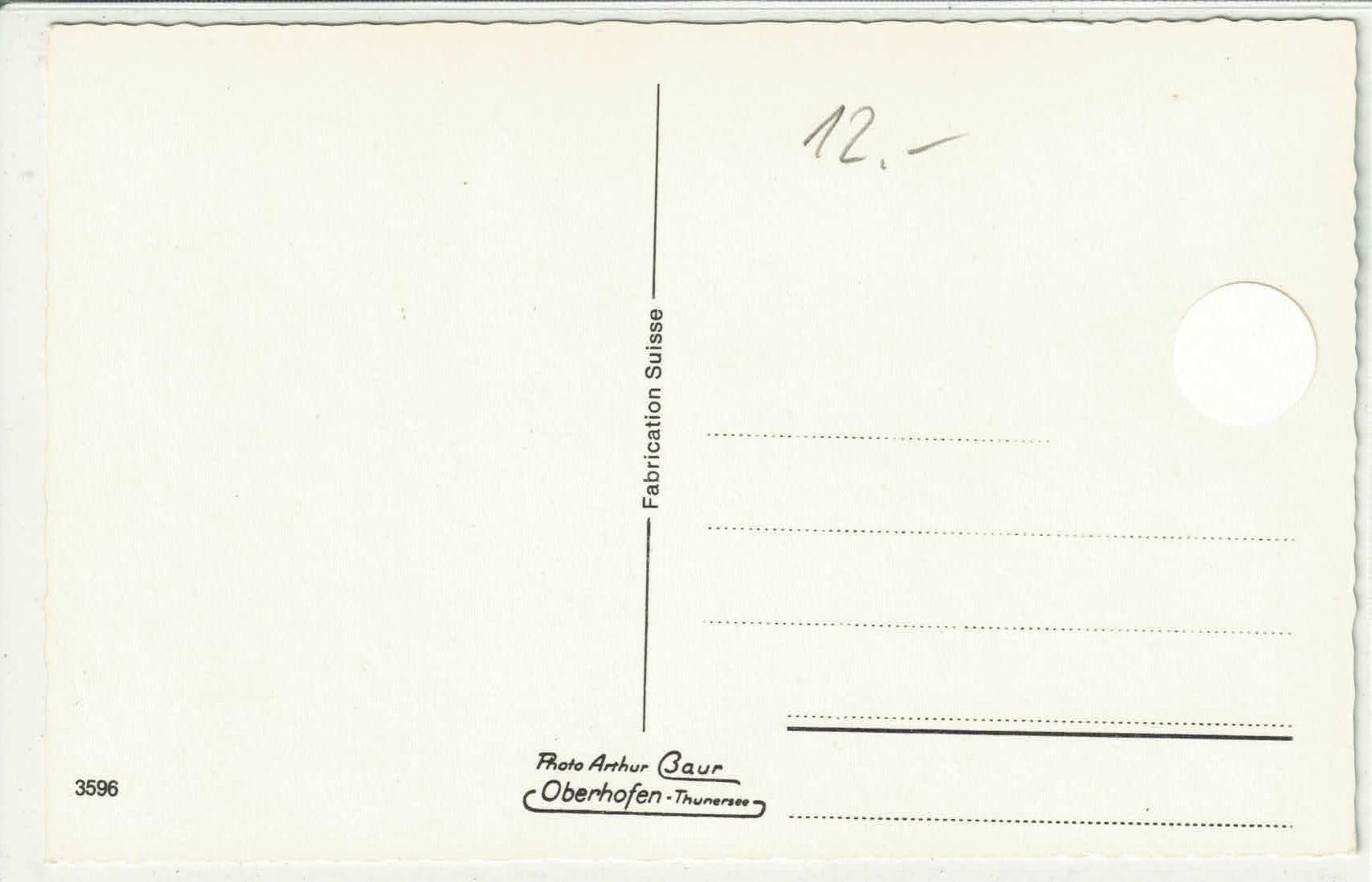 Cartoline postali: Merlingen am Thunersee - Niesen – Usato da Ettingen venduto da Kartenplanet 1