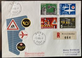R-FDC Werbemarken 1956 ET BERN illustriert, SBK 60 Fr.