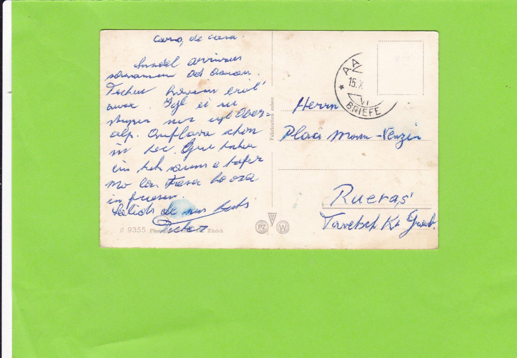 Cartoline postali: Aarau-Strassenpartie-Oldtimer-belebt – Usato da St. Peterzell venduto da neckertal 1