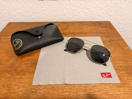 Ray-Ban The Marshal II — sunglasses, gold/blue, light
