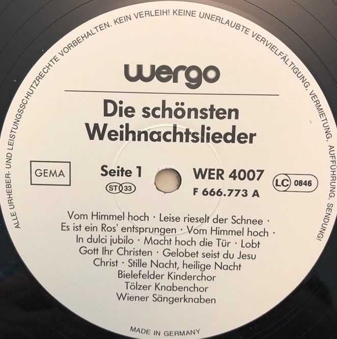Dischi in vinile: Die schönsten Weihnachtslieder (LP) – Usato da Grüningen venduto da Qgtr5J8a 3