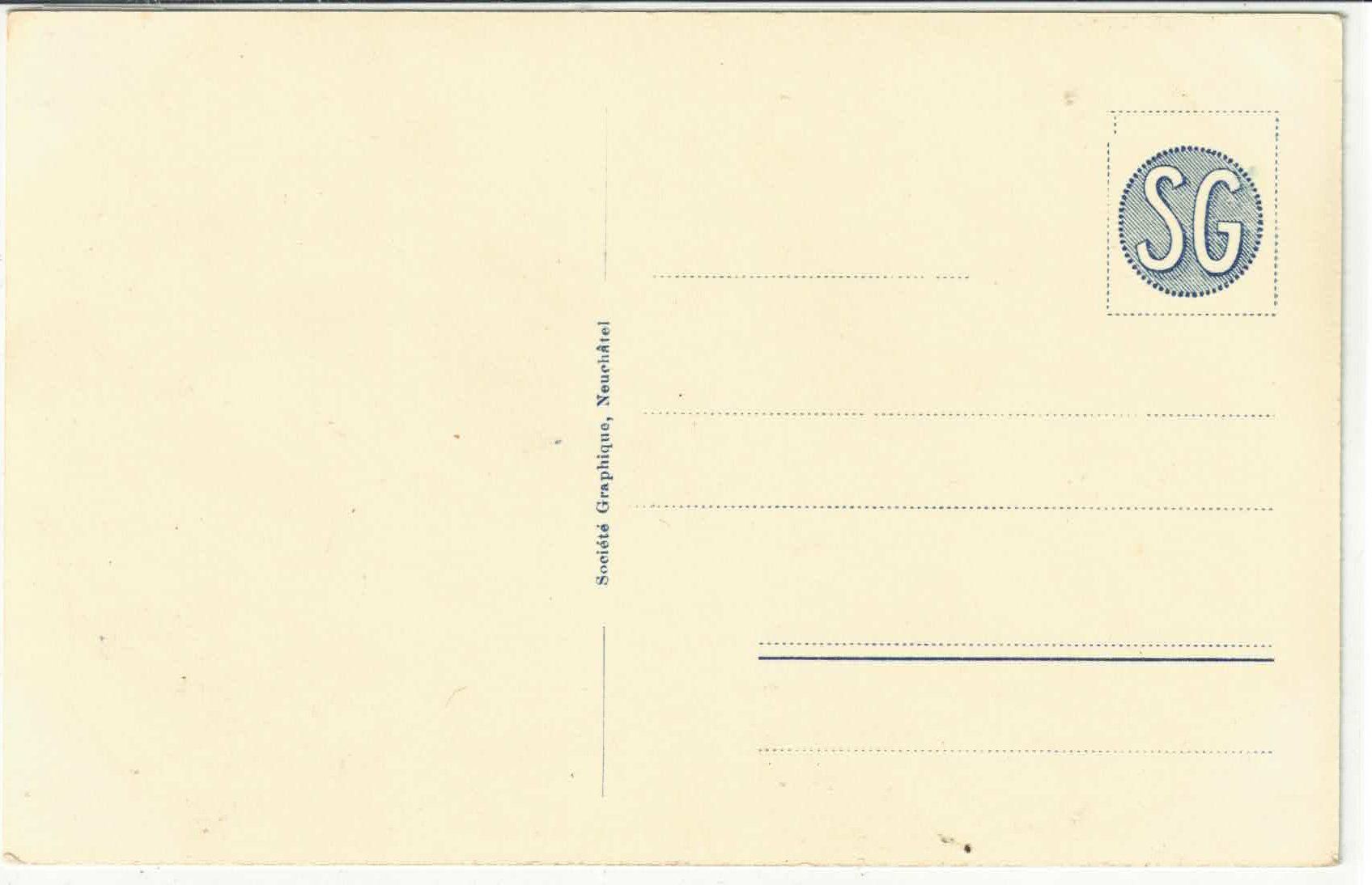 Cartoline postali: Cabane-Restaurant de Barberine et les Perron - animee – Usato da Ettingen venduto da Kartenplanet 1