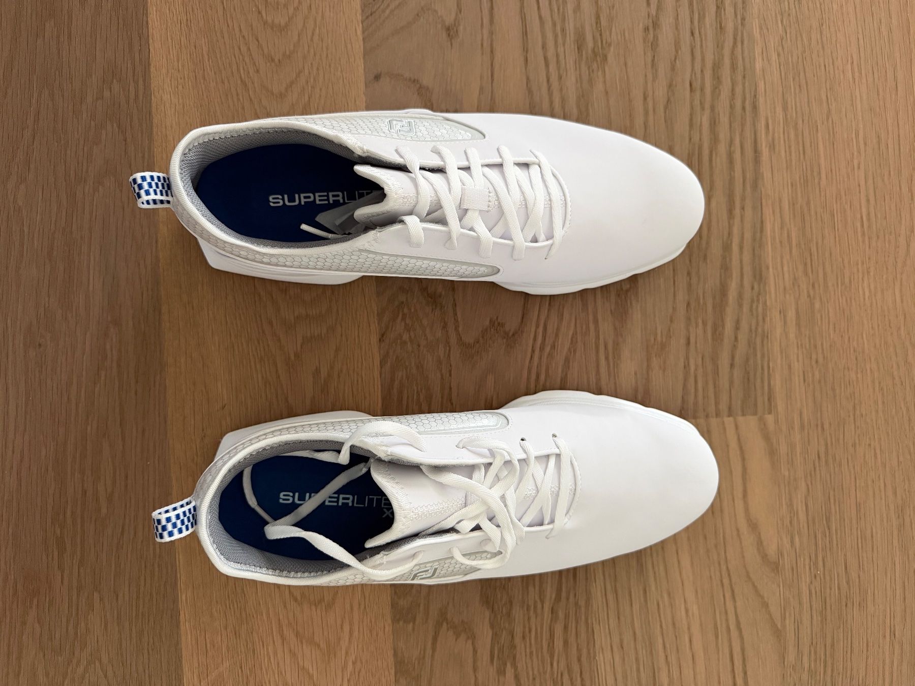 Scarpe da uomo: FJ Superlites Golfschuhe Weiss Gr.43 – Nuovo e nell'imballaggio originale da Kloten venduto da canela9 1