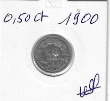 Monnaie Suisse: 0.50 ct 1900