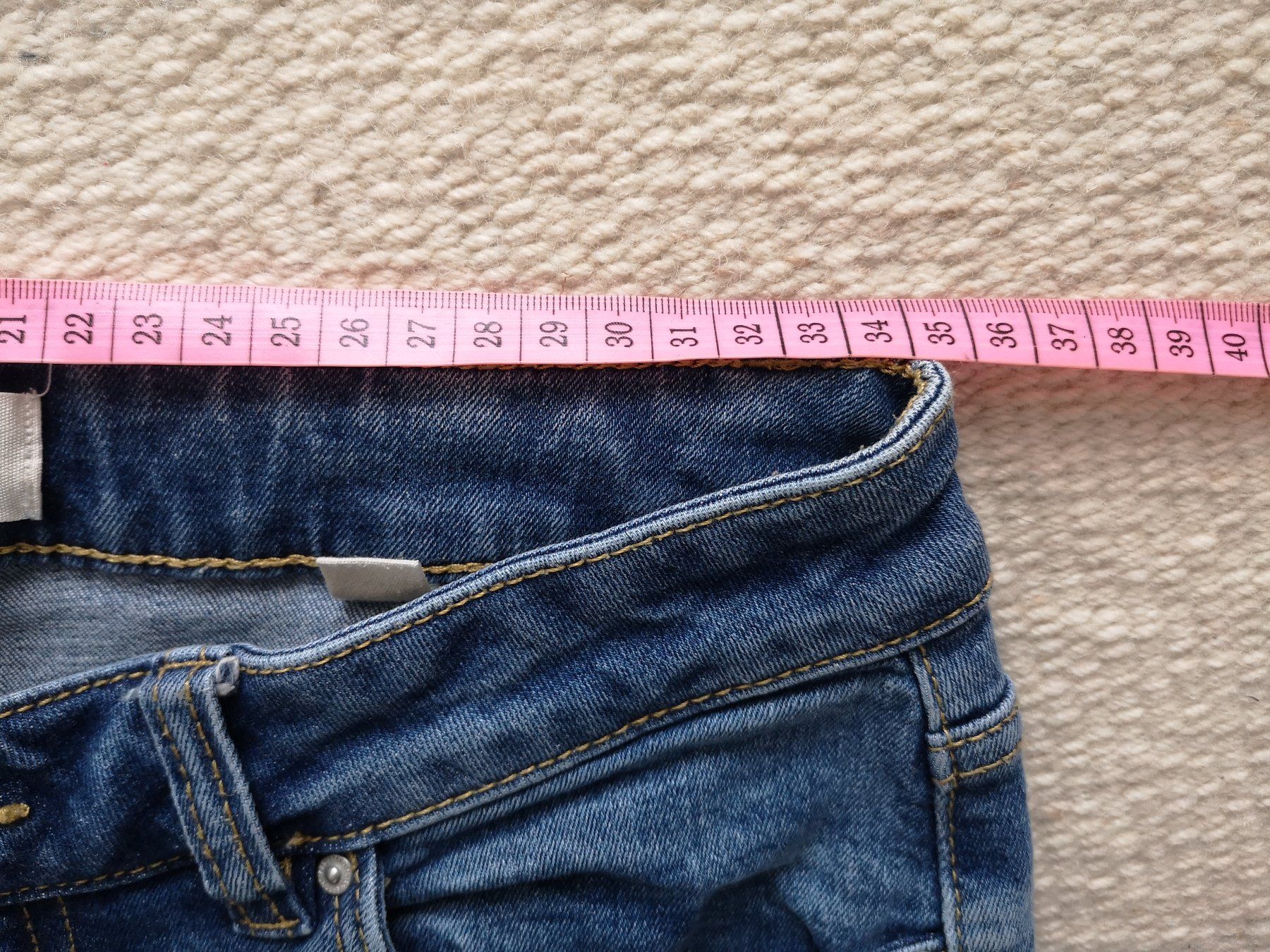 Jeans: Jeans Culotte 99% Baumwolle Gr. 36 blau – Nuovo (secondo la descrizione) da Münsingen venduto da Nik_und_Kat 4