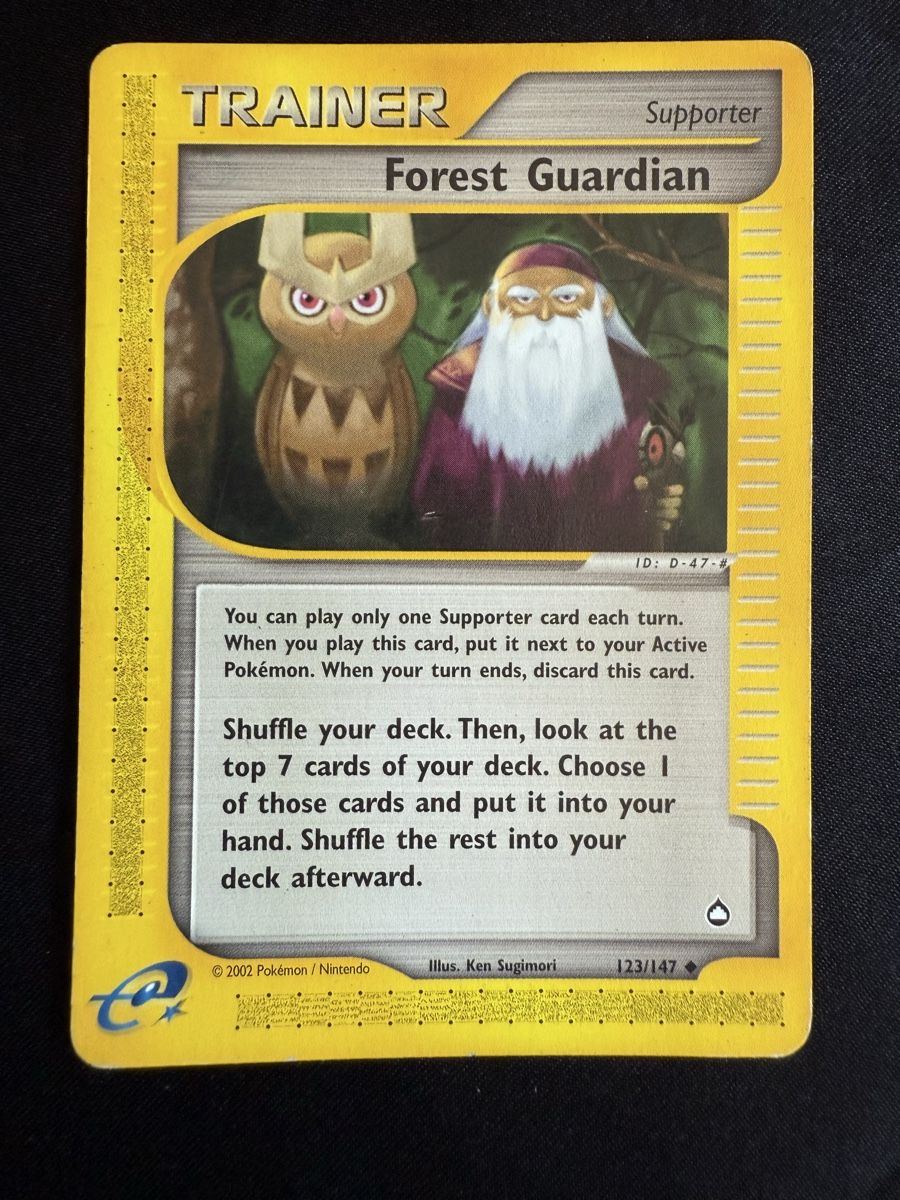 Pokémon Carte collezionabili: Forest Guardian Pokemon Aquapolis - 123/147 – Usato da Winterthur venduto da SiddyPokemon