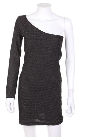 Einteiler Kleid Zara schwarz Glitzer Grösse S