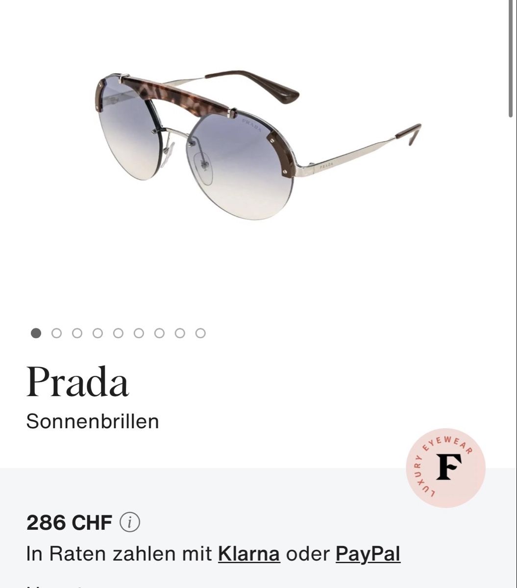 Prada Lunettes & Verres: Prada Sonnenbrille – D'occasion à Luzern par rec_8srh 6