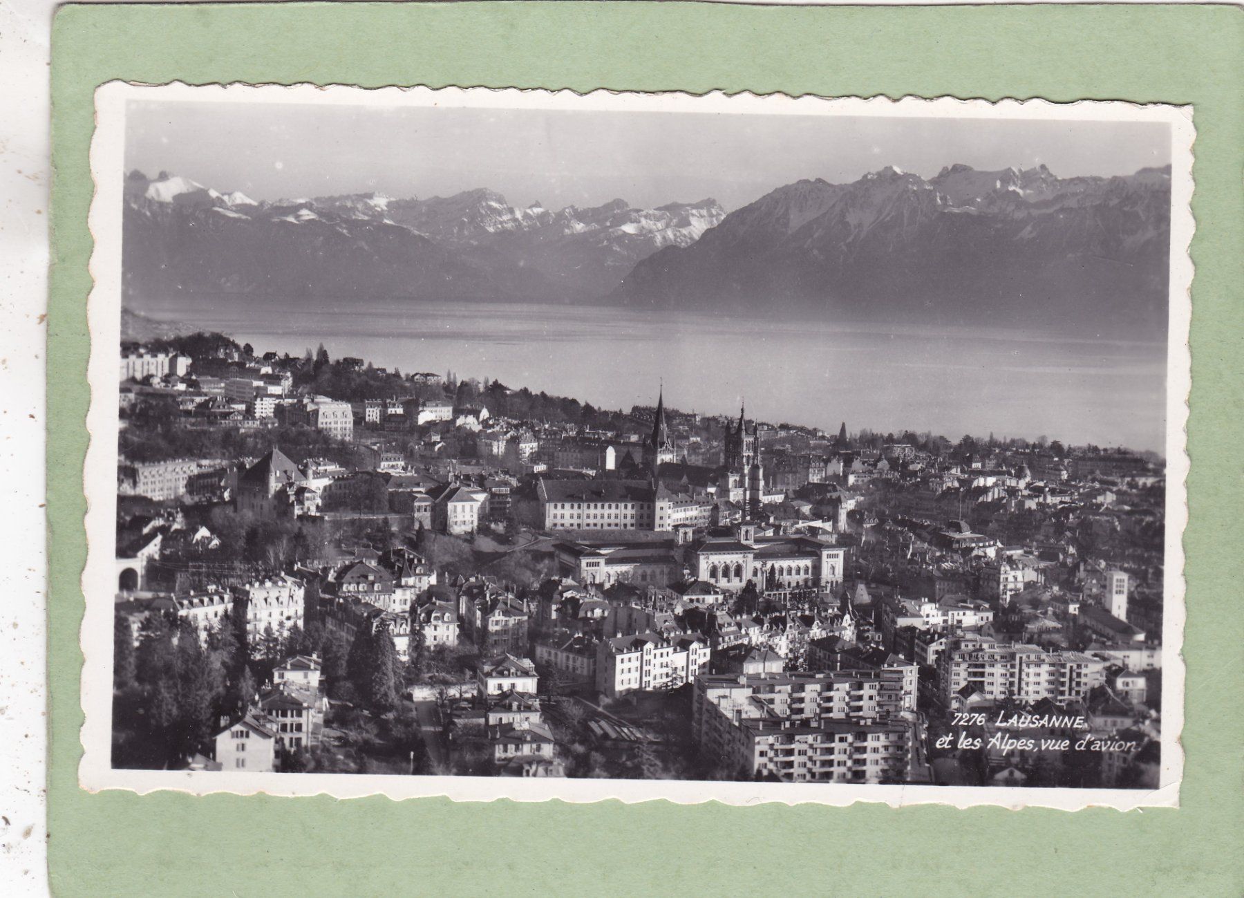 Ansichtskarten: Lausanne vue d' avion – Gebraucht aus Herisau von Lisegrat2008