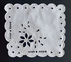 Traditionelle ungarische Tischdecke