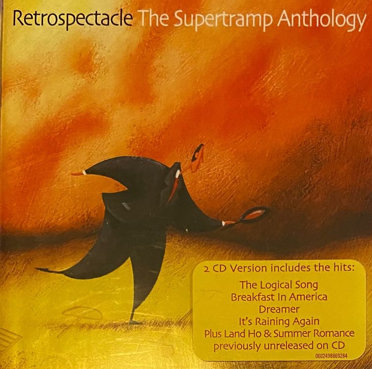 2 CDs Supertramp – Retrospectacle - The Supertramp Anthology (Gebraucht ...