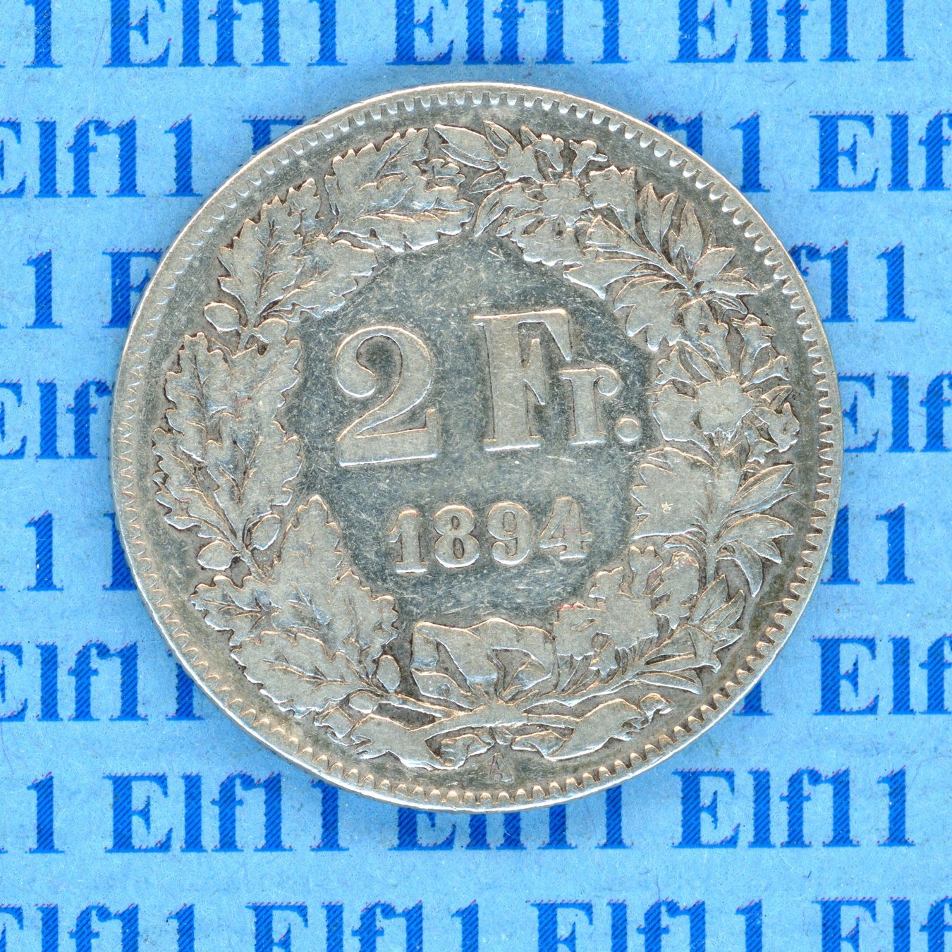 Alle Münzen: CHF___2.00 1894 ss+ 2 Franken – Gebraucht aus Widnau von Elf11