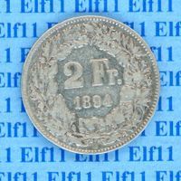 CHF___2.00 1894 ss+ 2 Franken