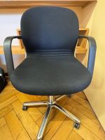 Bürostuhl schwarz (Wilkhahn) Stoff mit Rollen gute Zustand