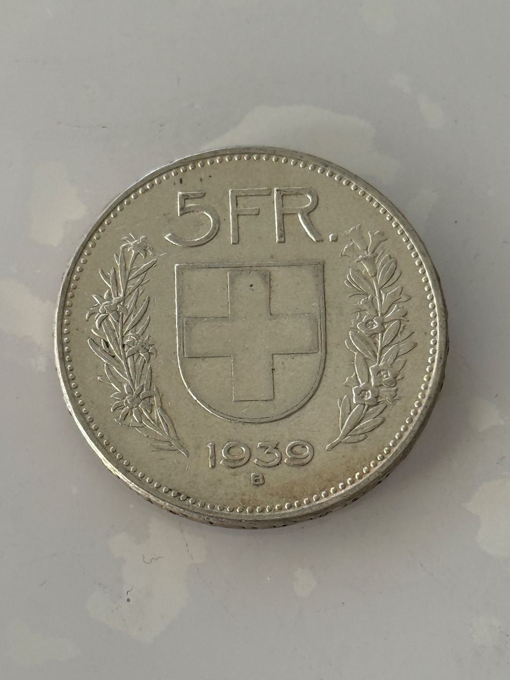 Tutti le monete: 5 Franken 1939 Silber – Usato da Wallisellen venduto da SWISS_SILVER1 1