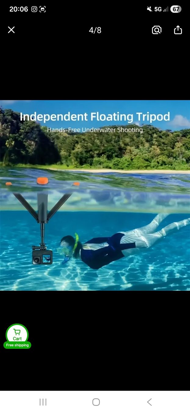 Action Cam: Telesin Floating Selfie Stick – Nuovo (secondo la descrizione) da Zürich venduto da Asimpleguy 2