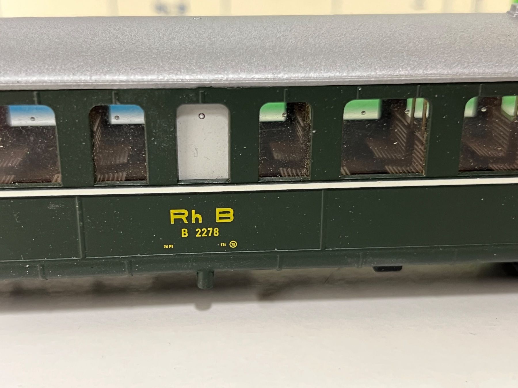 Modellini di ferrovie: STL - MODELS Rhätische Bahn B 2278  H0m – Usato da Neuenhof venduto da ludovicco 2