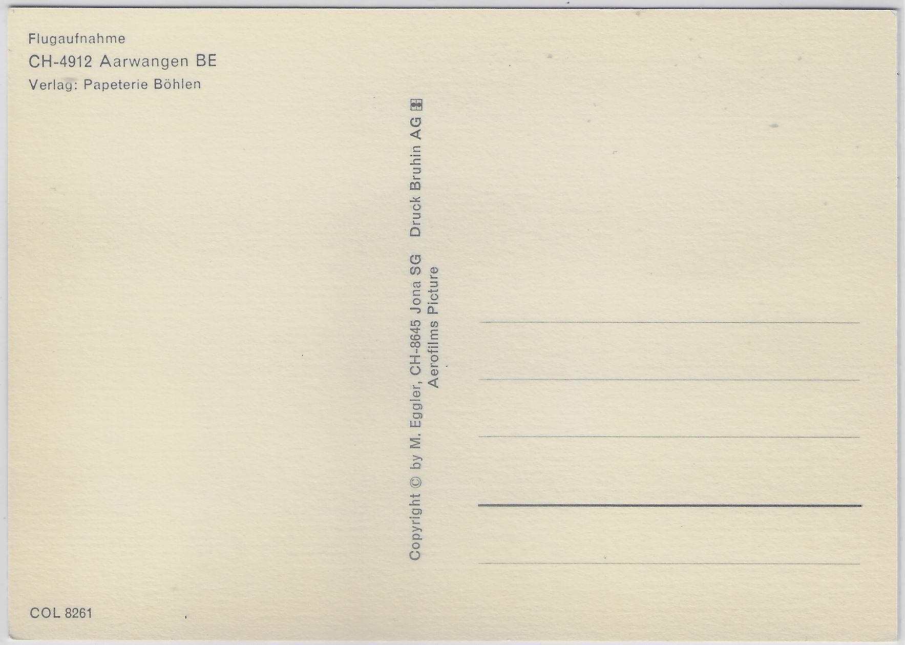 Cartoline postali: Flugaufnahme Aarwangen BE – Antico da Ettingen venduto da Kartenplanet 1