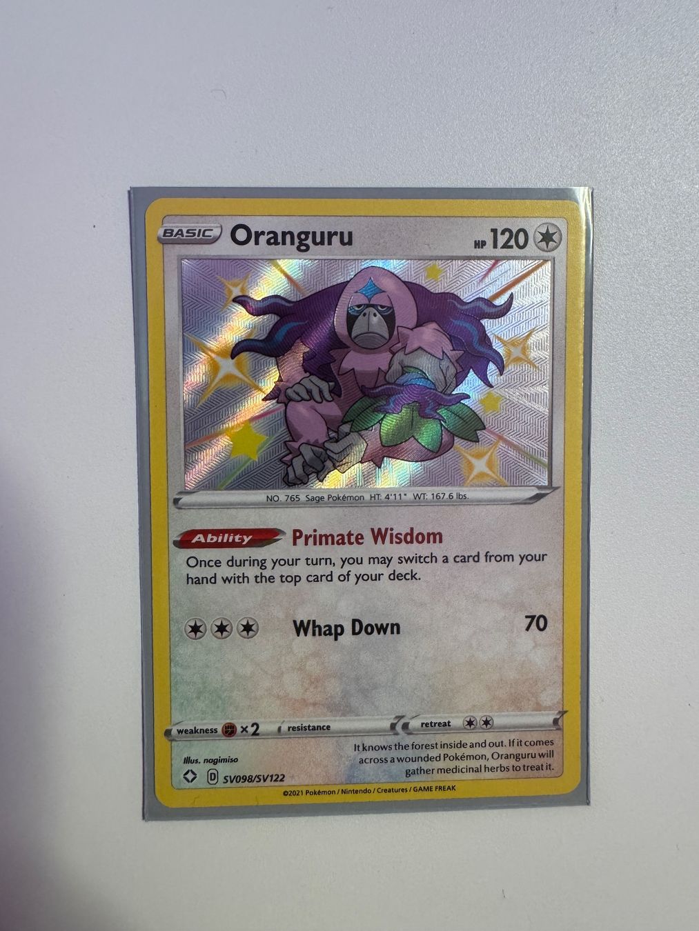 Pokémon Carte collezionabili: Oranguru Pokemon SV098/SV122 – Nuovo (secondo la descrizione) da Winterthur venduto da hershanking
