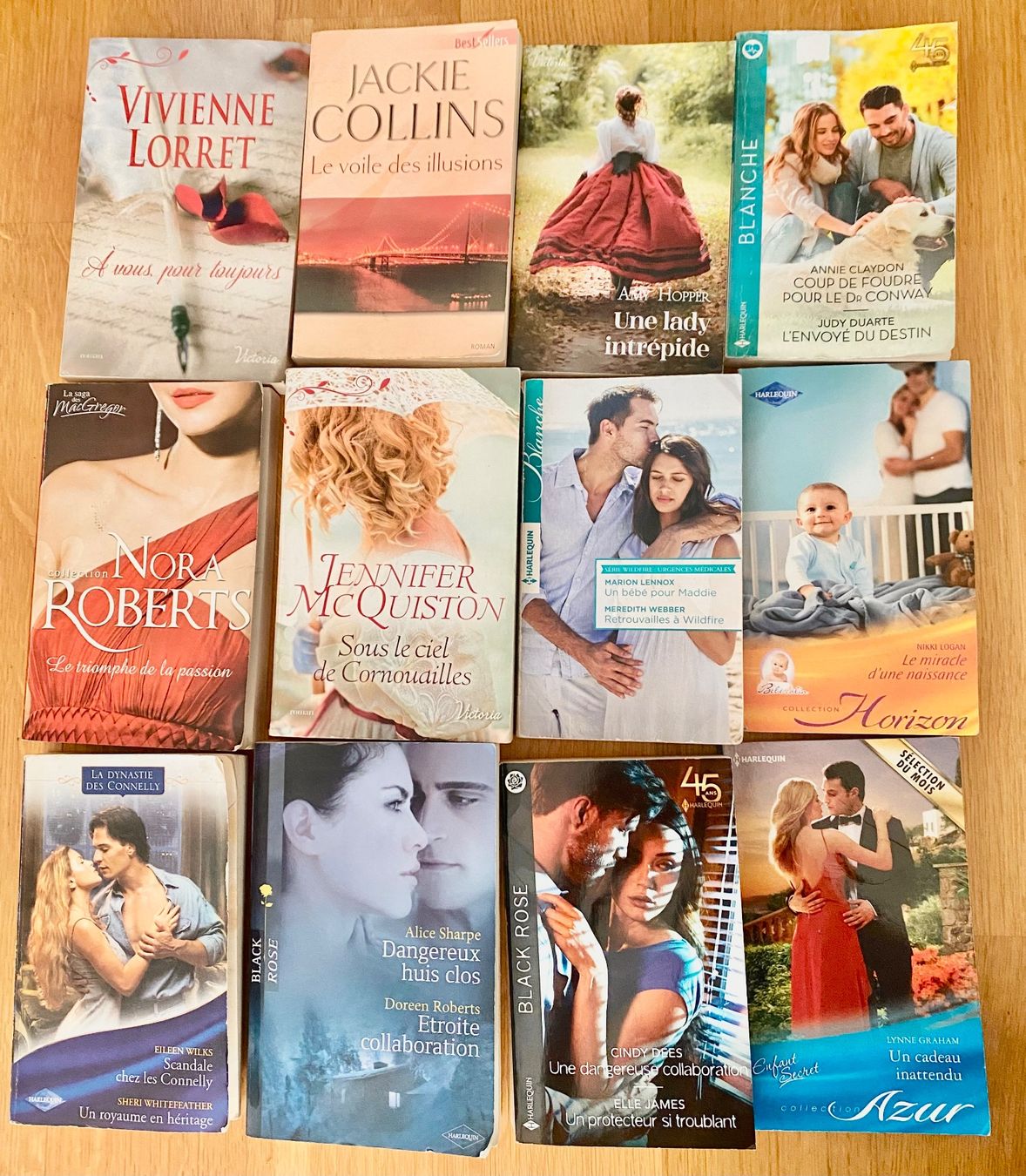 Livres: Lot de 12 romans Harlequin – D'occasion à Lausanne par Vracorama