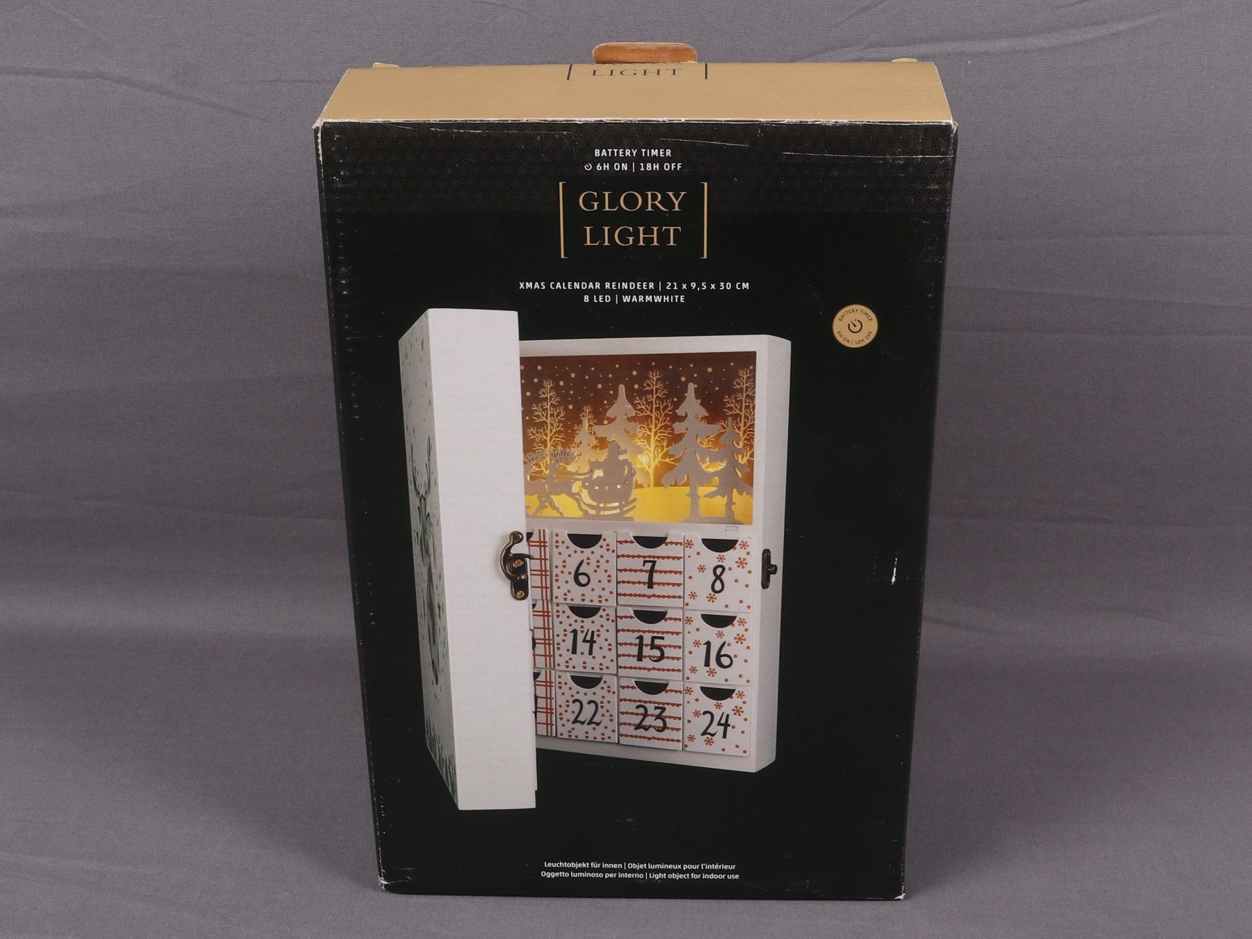 Calendari: GLORY LIGHT Adventskalender Rentier – Nuovo (secondo la descrizione) da Steinen venduto da Restwert_Steinen 8