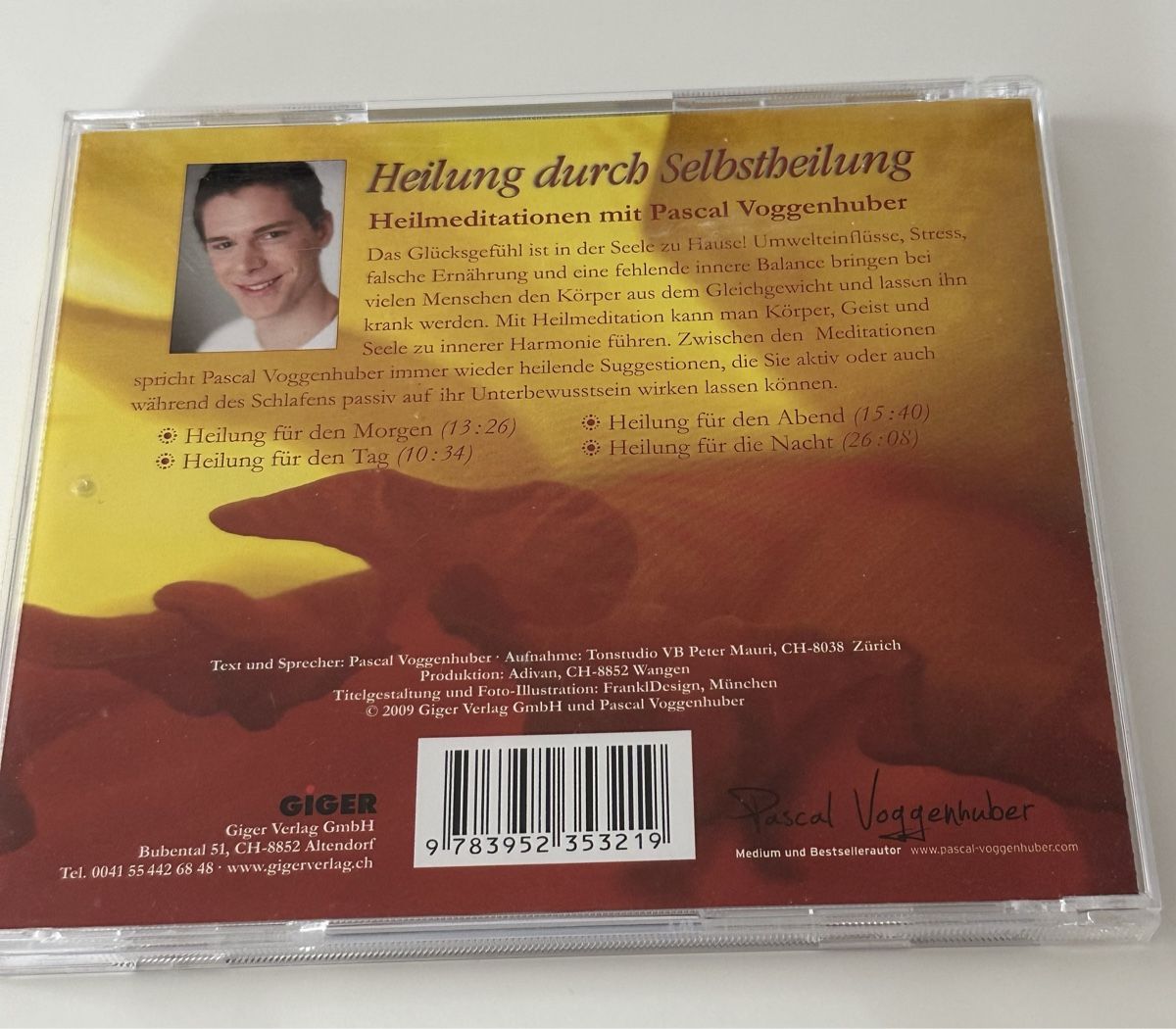 Audiolibri: Pascal Voggenhuber Heilung durch Selbstheilung – Usato da Triesen venduto da zeysel 1