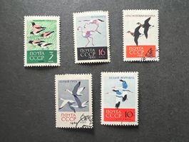 RUSSIA 1962 Vögel Serie gest. (E71)