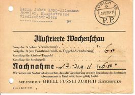 PK,   P.P. Zürich 1928