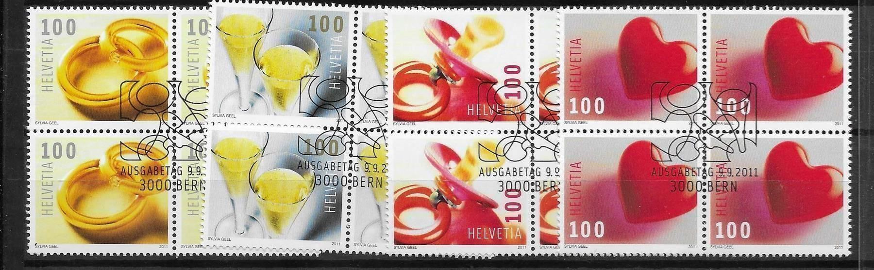 Tutti i francobolli: B1400 - Félicitations B4 1er jour – Usato da Trélex venduto da Phil_Albert