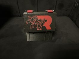 🔥 Team Rocket Toploader Aufbewahrungsbox – 3D gedruckt 🔥