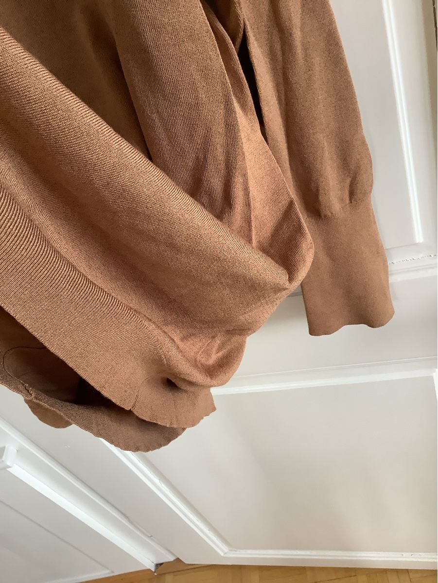 Globus Maglioni & Felpe: Globus Studio Long Pullover Kleid, Cognac, L/XL – Usato da Stäfa venduto da loveforeverlove 2