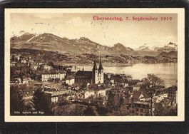 Luzern , Überseertag - 7 September  1919 , gel. 1919