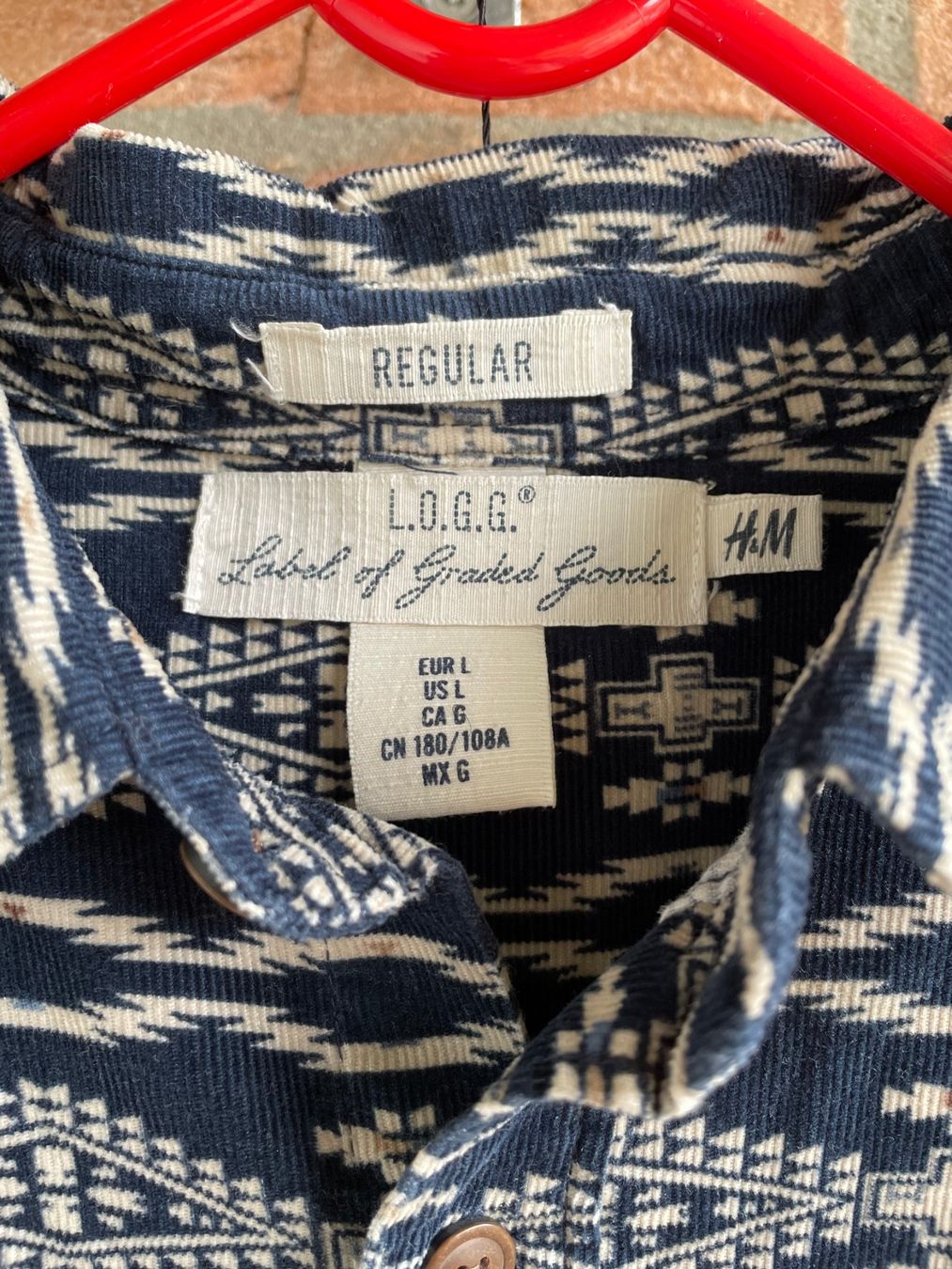 H&M Camicie: H&M - Regular Velvet Shirt – Usato da Chiasso venduto da Er_Mon 3