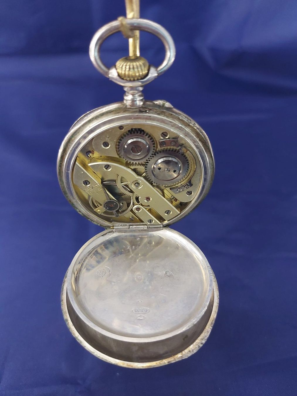 Orologi: Antike 0.800 Silber Taschenuhr – Usato da Bassersdorf venduto da antikvintage 5