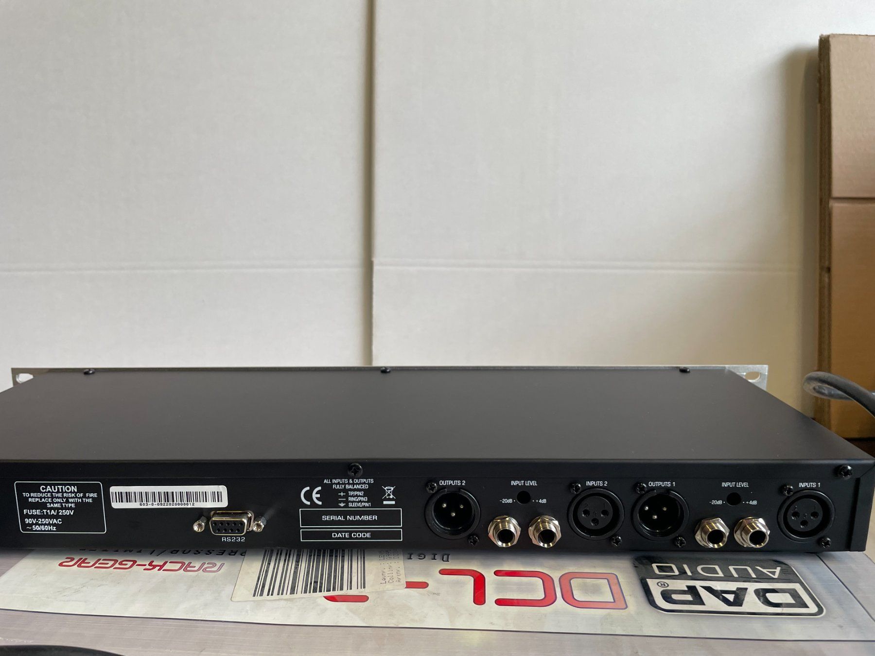 Equalizzatori: DAP DCL-2 Digital Gated Compressor / Limiter    (A26) – Usato da Däniken SO venduto da Profog1 4