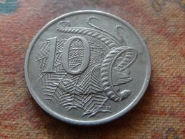 AUSTRALIA  10 Cents  1980