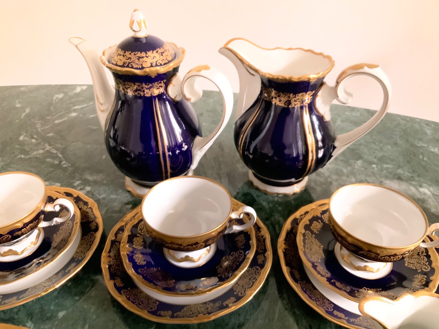 Services de table: Kaffeeservice Echt Kobalt – D'occasion à Basel par dreiklang01 2