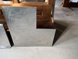 Chromstahl Inox 2mm Tablar Regal Abdeckung Platte Edelstahl.