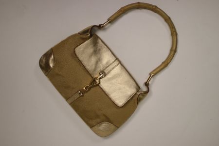 1990s GUCCI by Tom Ford, Gold Leather Bag