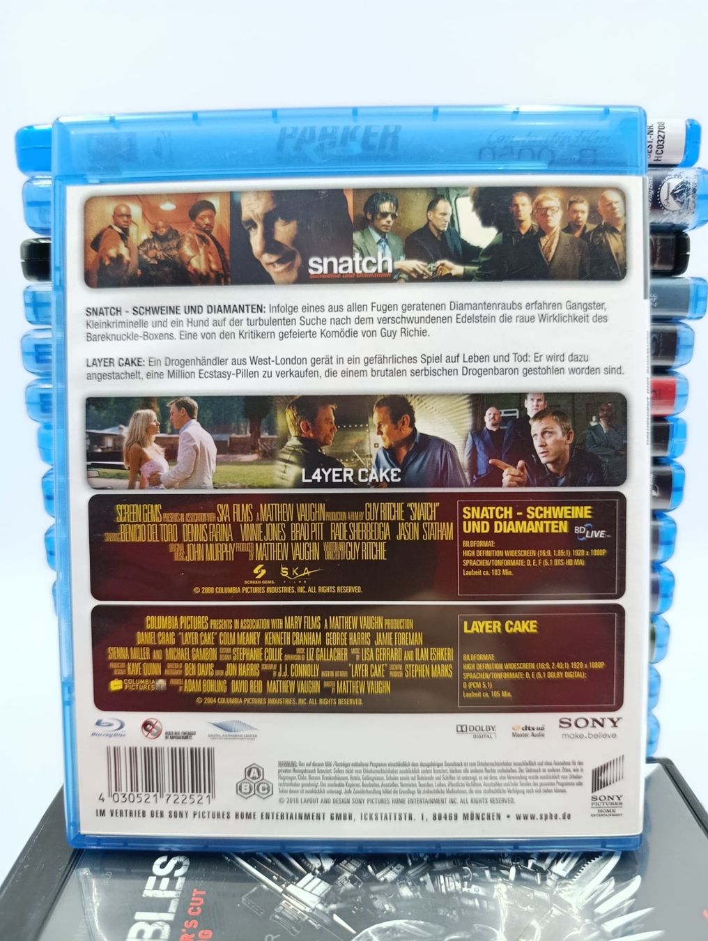 Tutti i DVDs: Snatch & Layer Cake Blu Ray Film – Usato da Wil SG venduto da Donaldus 1