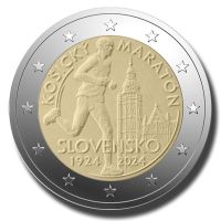 Slovakia - 2 Euro (Košice Peace Marathon) 2024