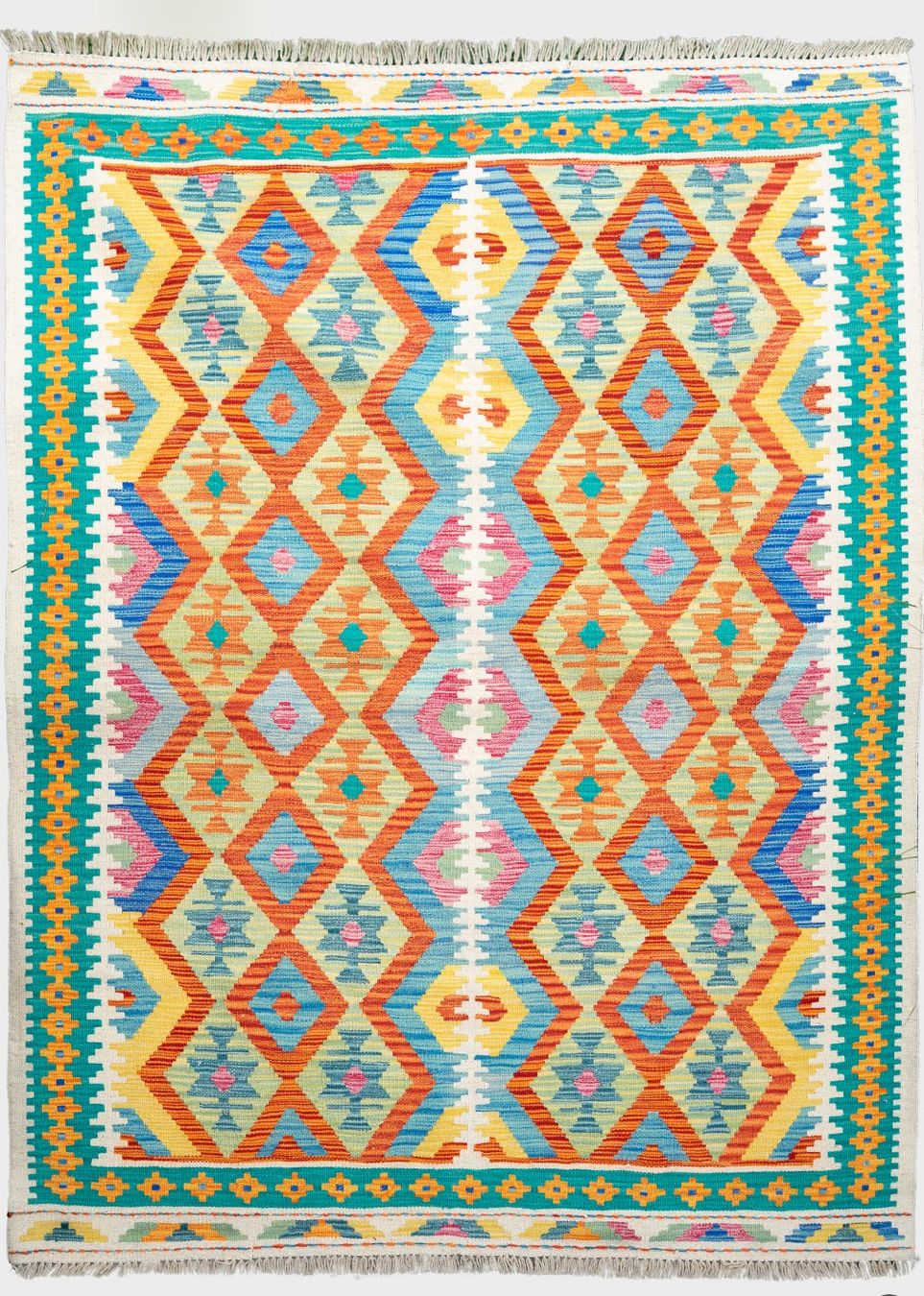 Kelim Tappeti: 200x152cm Afghan Kelim Handgemacht – Nuovo e nell'imballaggio originale da Luzern venduto da Hera.Kollektiv