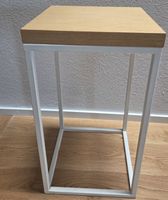 Wood & Metal Side Table / Beistelltisch - 30x30 cm